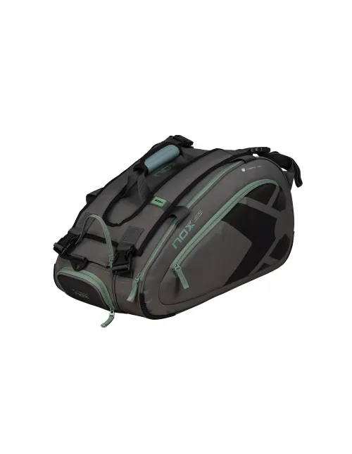 Paletero Nox AT10 Team Gris Verde | Ofertas de pádel